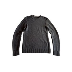 Icebreaker‎ Waypoint Crewe Merino Wool Sweater Mens Small Charcoal Gray